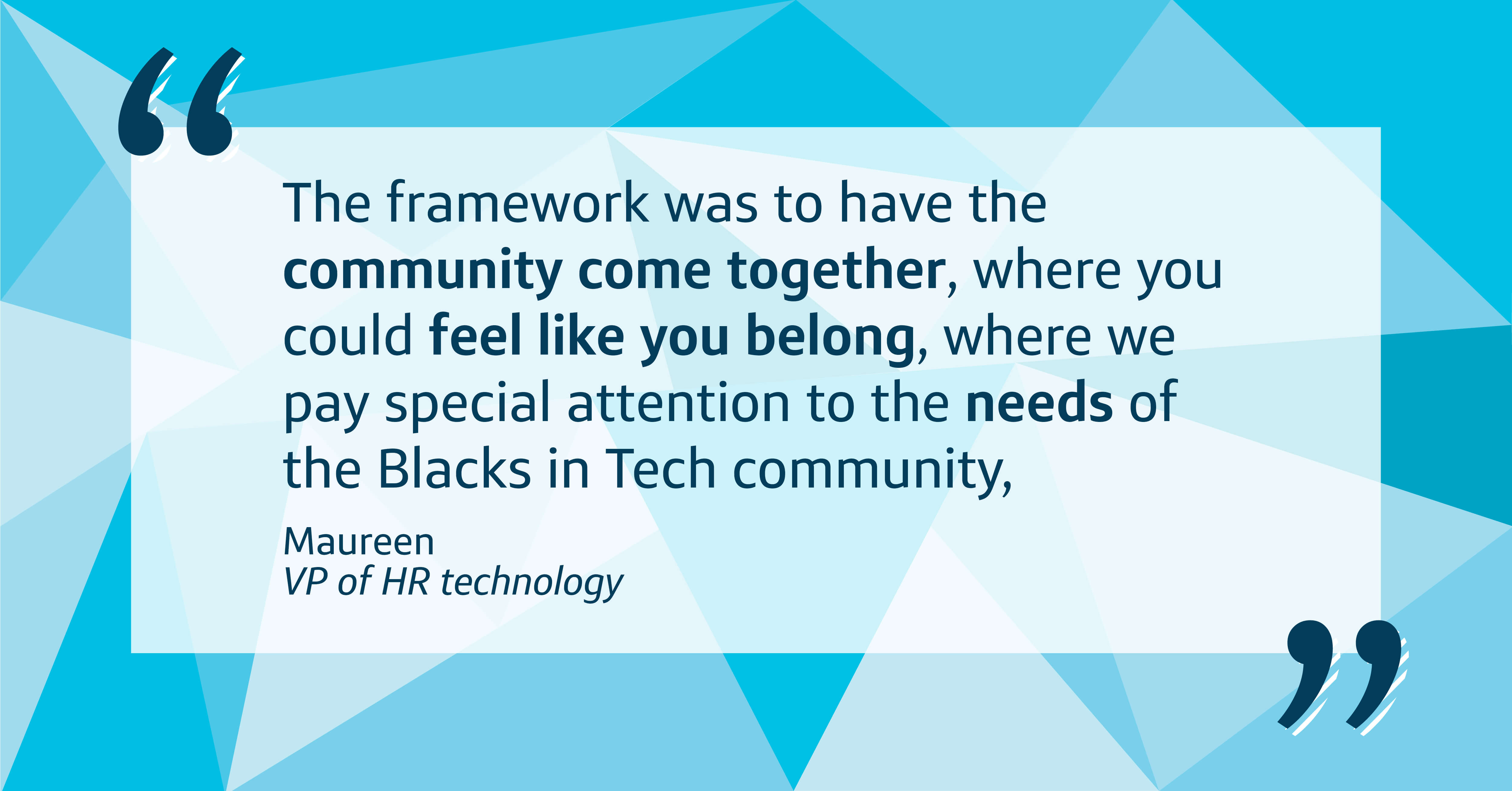 The framework for BIT Summit was to have the community come together, where you could feel like you belong, where we pay special attention to the needs of the Blacks in Tech community